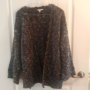 Maurices open front cardigan,  size Large